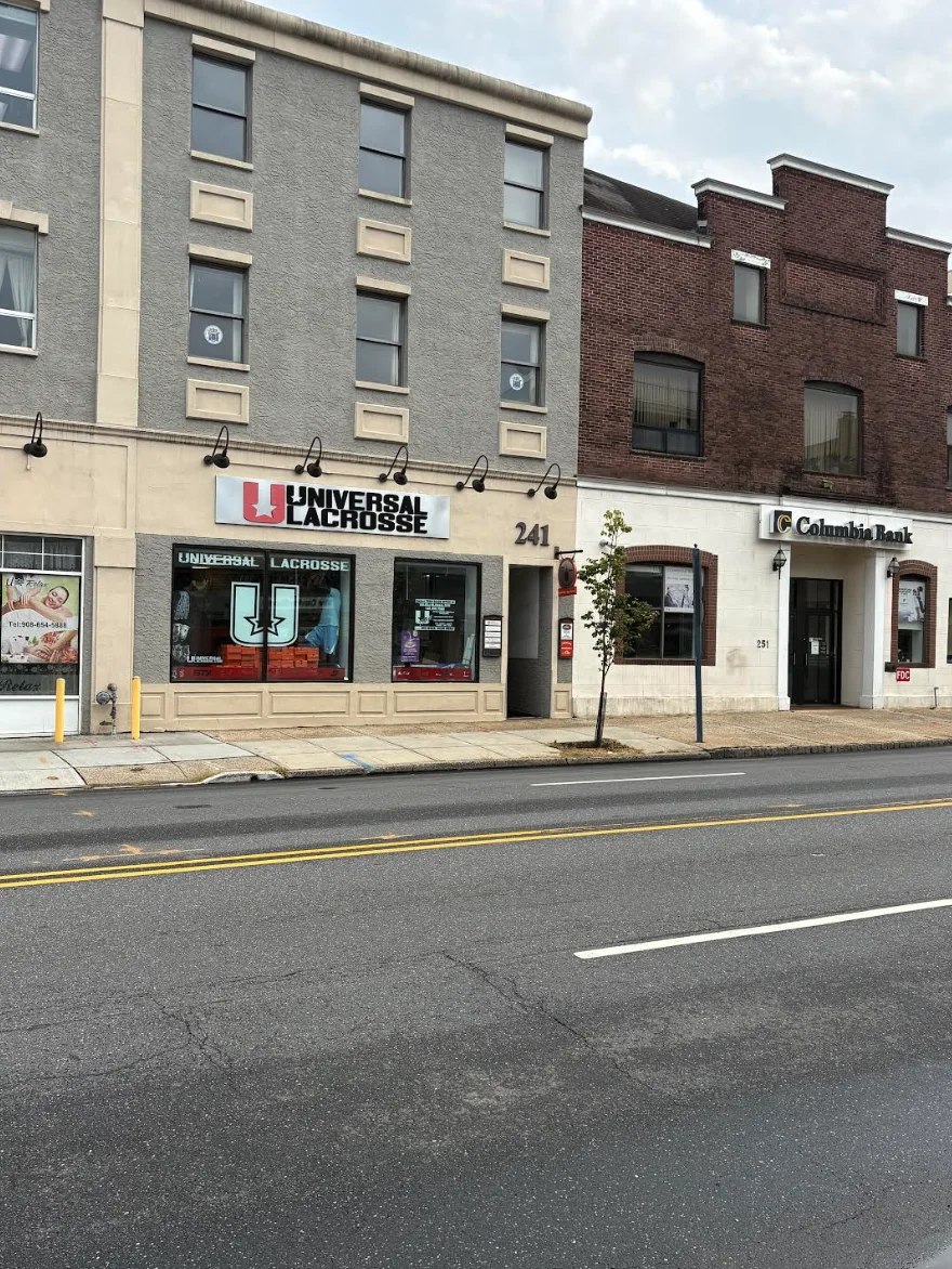 Street view of the commercial storefront at 241 North Avenue West in downtown Westfield
